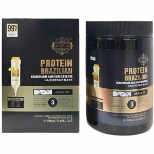 ماسک ترمیم کننده موی کراتینه برزیلی پروتئین Heniways 1000ml